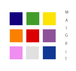 マルグリットの四角いロゴ